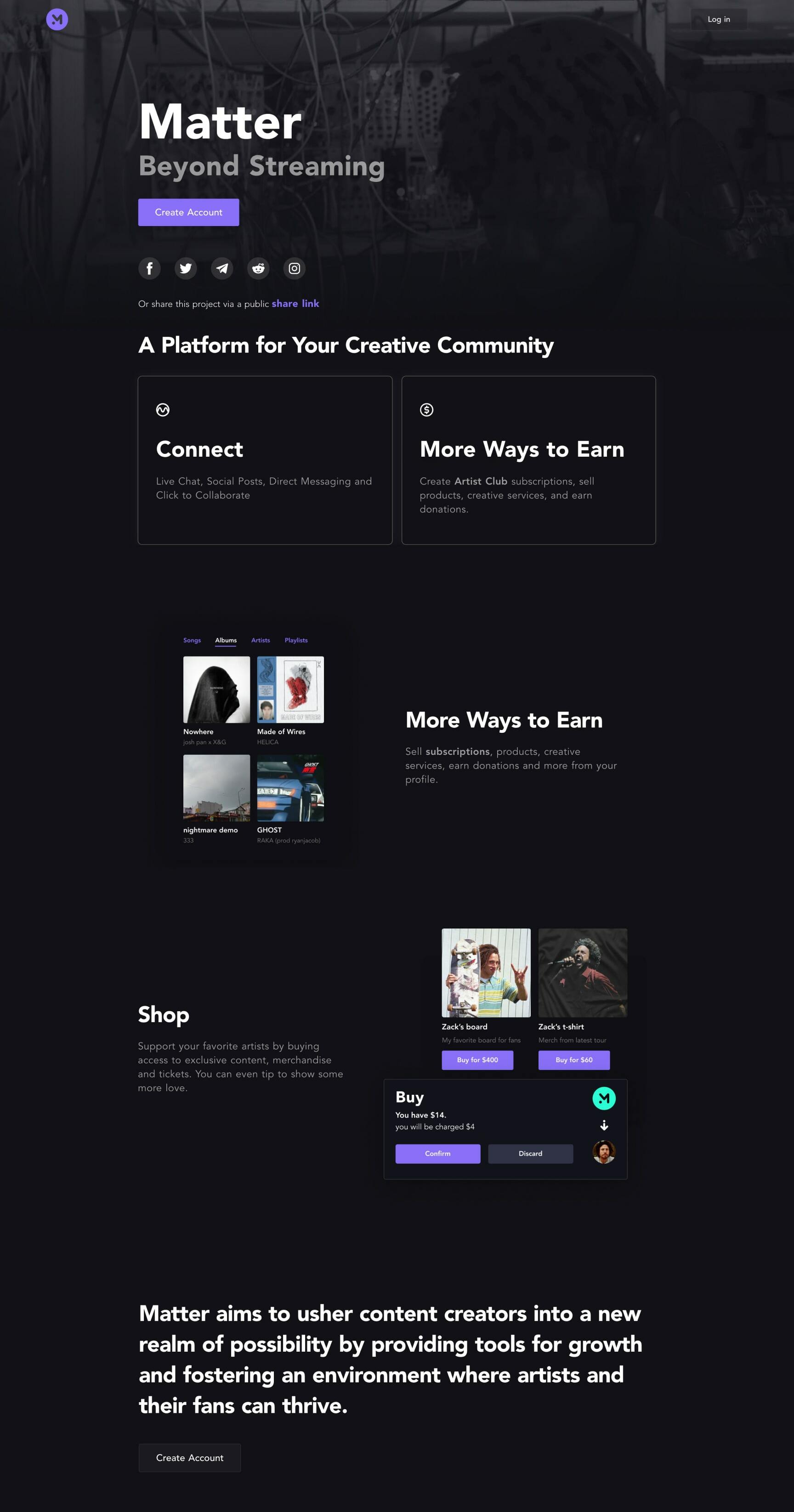 Matter screenshot